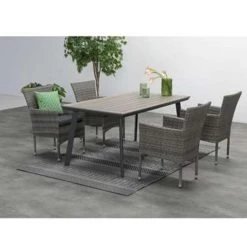 Garden Impressions Penedo Tuintafel 160x90 Cm - Zwart 8 Garden Impressions Penedo Tuintafel 160x90 Cm - Zwart -Beroemde Tuinmeubel Winkel 1000003879 0103