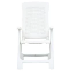 VidaXL Tuinstoelen 2 St Verstelbaar Kunststof Wit 8 VidaXL Tuinstoelen 2 St Verstelbaar Kunststof Wit -Beroemde Tuinmeubel Winkel 1000006296 0102