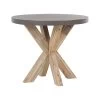 Beliani Eettafel OLBIA - Grijs Vezelcement -Beroemde Tuinmeubel Winkel 1000011857