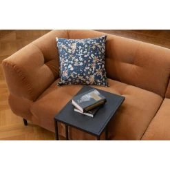 WOOOD Bijzettafel U-vorm Buiten Febe- Metaal - Zwart - 55x45x35 -Beroemde Tuinmeubel Winkel 1000013687 0103