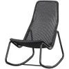 WOOOD Schommelstoel Buiten Tom - Rattan - Zwart - 97x51x95 -Beroemde Tuinmeubel Winkel 1000033983