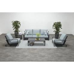 Garden Impressions Coba Verstelbare Lounge Tuinstoel - Mint Grey -Beroemde Tuinmeubel Winkel 1000035582 0102