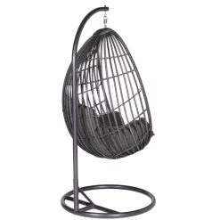 Garden Impressions Panama Hangstoel Ei - Donker Grijs -Beroemde Tuinmeubel Winkel 1000035642 0104