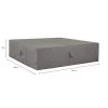 Madison - Loungeset Cover - Grijs - 400 X 300 X 70 -Beroemde Tuinmeubel Winkel 1000036264