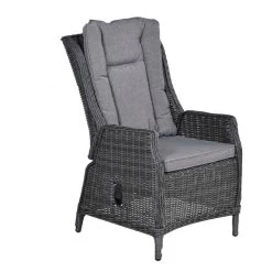 Garden Impressions - Marbella Verstelbare Tuinstoel - Donker Grijs