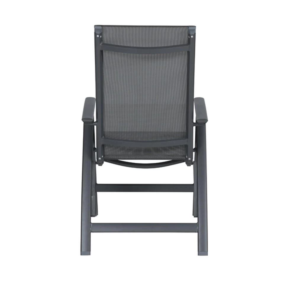 Garden Impressions Santana Tuinstoel Verstelbaar - Donker Grijs 4 Garden Impressions Santana Tuinstoel Verstelbaar - Donker Grijs - Afbeelding 2