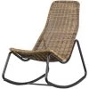 WOOOD Schommelstoel Buiten Tom - Rattan - Naturel - 97x51x95 -Beroemde Tuinmeubel Winkel 1000041308