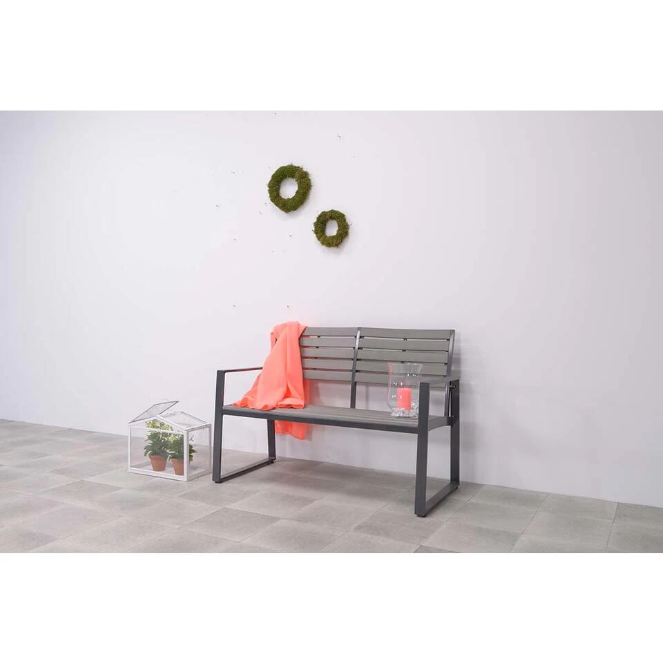 Garden Impressions Detroit Parkbank - Royal Grey 4 Garden Impressions Detroit Parkbank - Royal Grey - Afbeelding 2