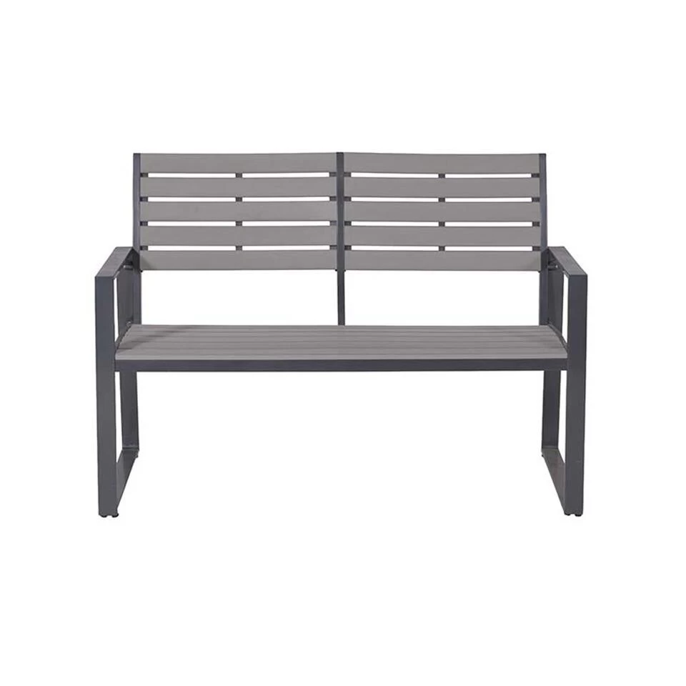Garden Impressions Detroit Parkbank - Royal Grey 3 Garden Impressions Detroit Parkbank - Royal Grey