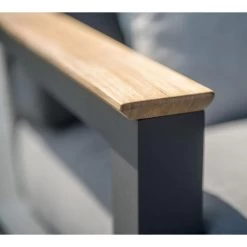 4 Seasons Outdoor Capitol Lounge Tuinstoel - Donker Grijs -Beroemde Tuinmeubel Winkel 1000042157 0103