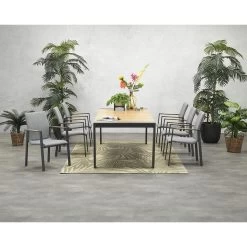 Garden Impressions Ron Tuinstoel - Teak Look -Beroemde Tuinmeubel Winkel 1000042195 0102