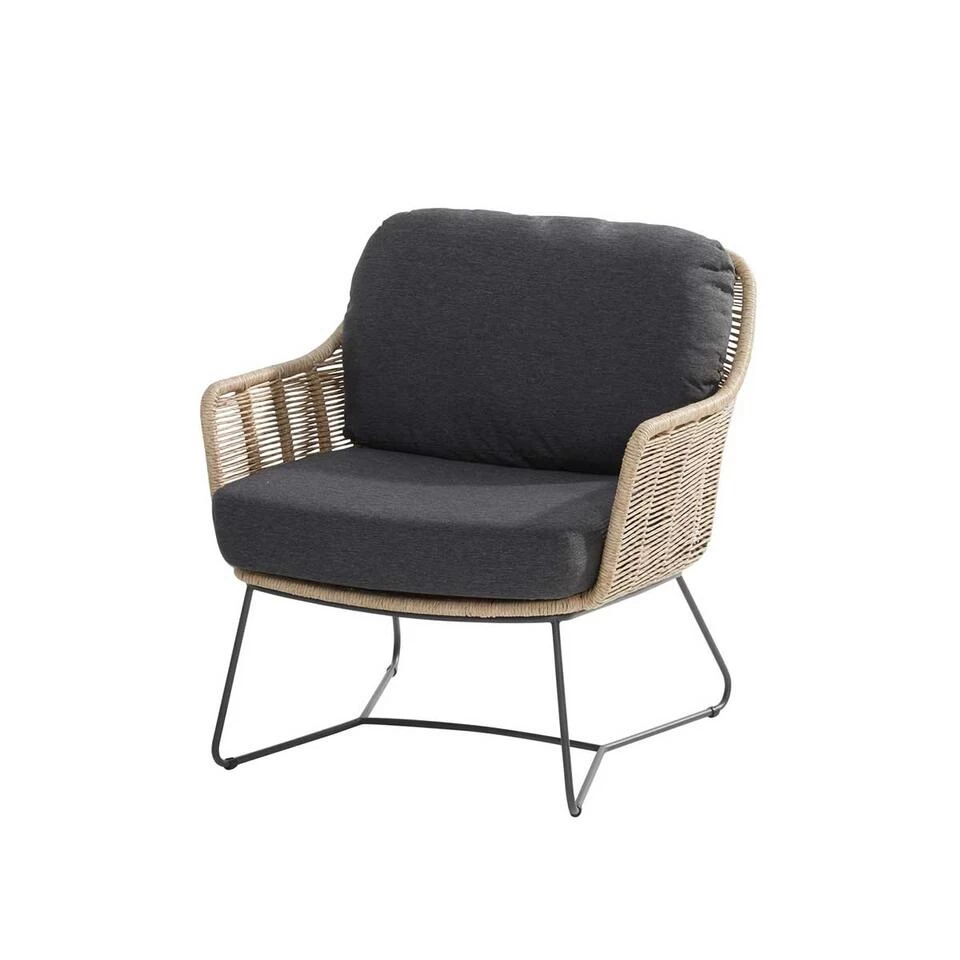 4 Seasons Outdoor Belmond Loungestoel - Natural 4 4 Seasons Outdoor Belmond Loungestoel - Natural - Afbeelding 2