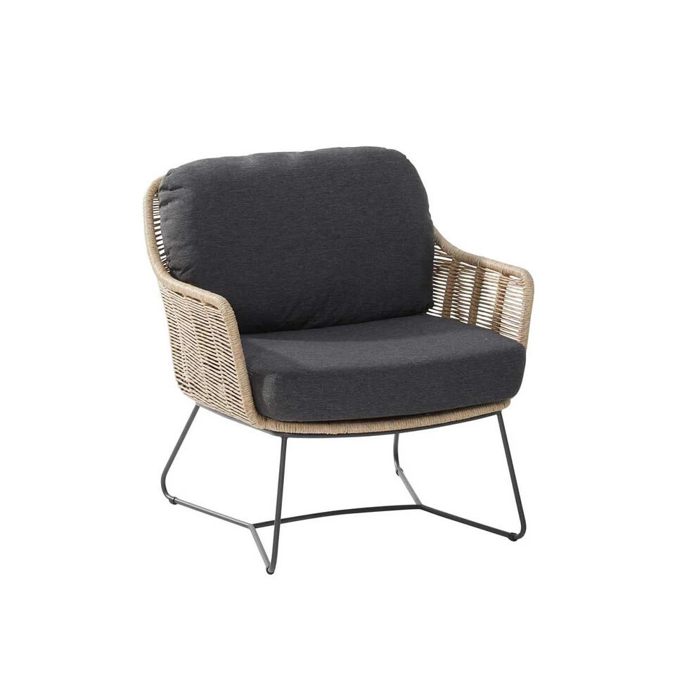 4 Seasons Outdoor Belmond Loungestoel - Natural 3 4 Seasons Outdoor Belmond Loungestoel - Natural