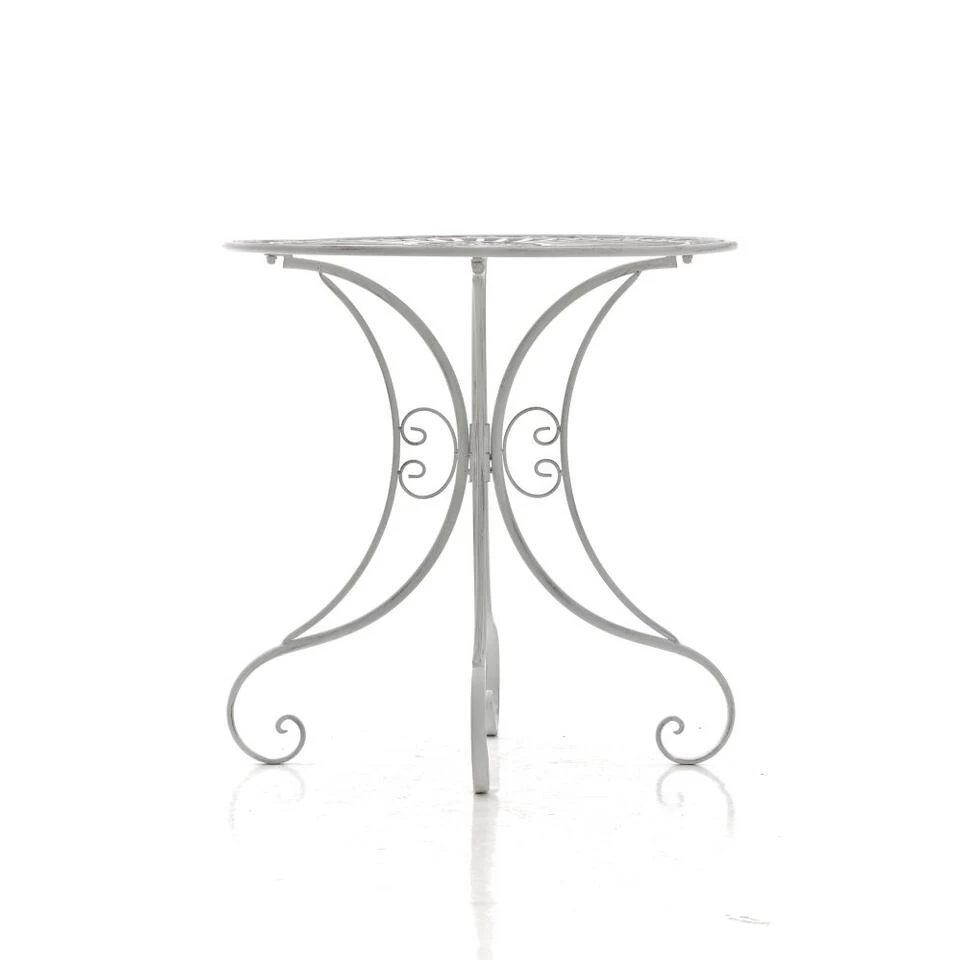 Clp Tuintafel Hari Antiek Wit 4 Clp Tuintafel Hari Antiek Wit - Afbeelding 2