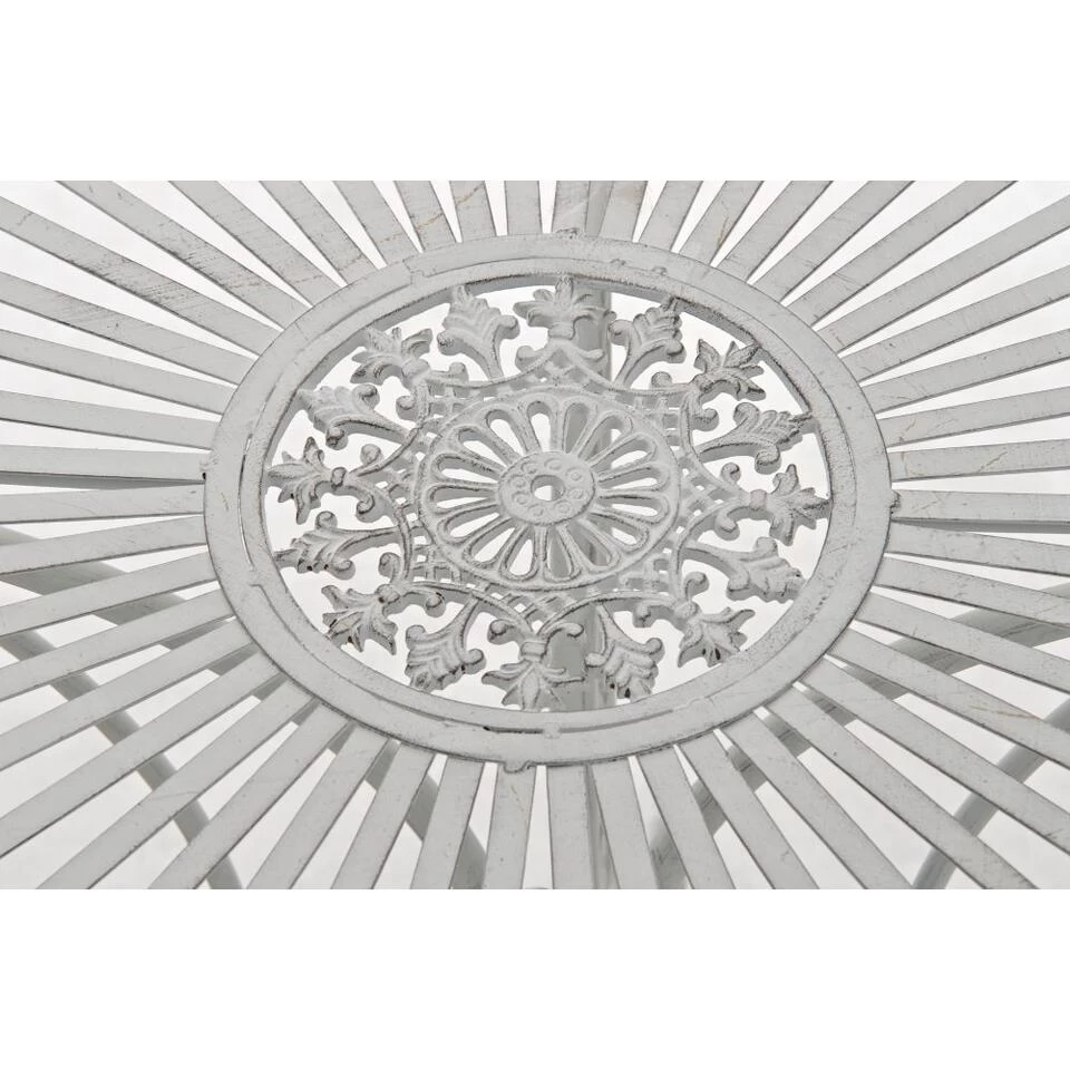 Clp Tuintafel Hari Antiek Wit 6 Clp Tuintafel Hari Antiek Wit - Afbeelding 4