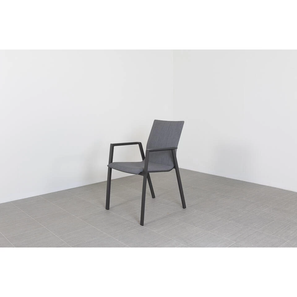 VDG Lima Stapelbare Tuinstoel - Antraciet 5 VDG Lima Stapelbare Tuinstoel - Antraciet - Afbeelding 3