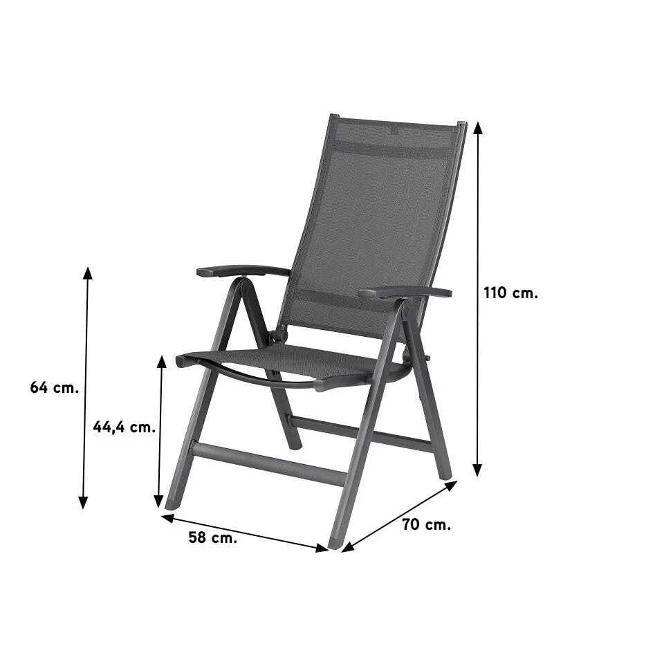 Kettler Easy Verstelbare Tuinstoel 4 Kettler Easy Verstelbare Tuinstoel - Afbeelding 2