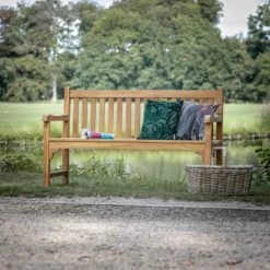Giga Meubel - Tuinbank Teakhout - 120x60x91cm - Java -Beroemde Tuinmeubel Winkel 1000049440 0101