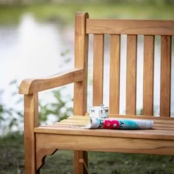 Giga Meubel - Tuinbank Teakhout - 120x60x91cm - Java -Beroemde Tuinmeubel Winkel 1000049440 0103