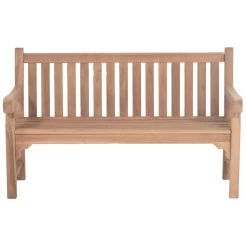 Giga Meubel Tuinbank Teakhout - 150x70x92cm - Big Classic Bank -Beroemde Tuinmeubel Winkel 1000050310 0102