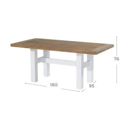 Hartman Yasmani Dining Tuintafel - 180x95 Cm. - White 7 Hartman Yasmani Dining Tuintafel - 180x95 Cm. - White -Beroemde Tuinmeubel Winkel 1000051507 0101
