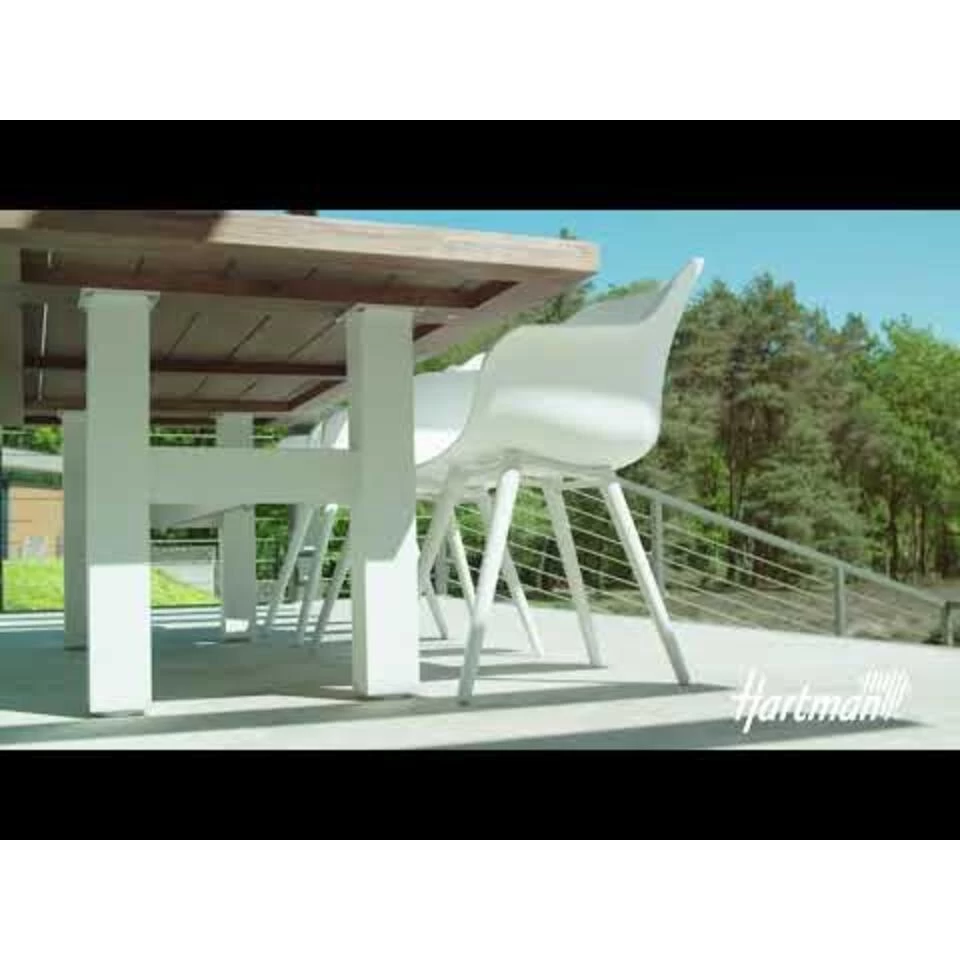 Hartman Yasmani Dining Tuintafel - 180x95 Cm. - White 6 Hartman Yasmani Dining Tuintafel - 180x95 Cm. - White - Afbeelding 4