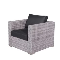 Garden Impressions Tennessee Lounge Stoel - Licht Grijs -Beroemde Tuinmeubel Winkel 1000052347 0102