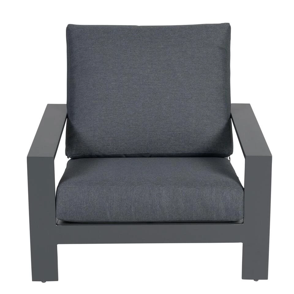 Garden Impressions Coba Lounge Tuinstoel - Donker Grijs 4 Garden Impressions Coba Lounge Tuinstoel - Donker Grijs - Afbeelding 2