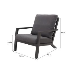 VDG Atlanta Loungestoel - Antraciet 6 VDG Atlanta Loungestoel - Antraciet -Beroemde Tuinmeubel Winkel 1000052973 0101