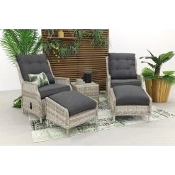 VDG Pacific Verstelbare Loungestoelen + Bijzettafeltje - Vanilla 8 VDG Pacific Verstelbare Loungestoelen + Bijzettafeltje - Vanilla -Beroemde Tuinmeubel Winkel 1000053069 0102