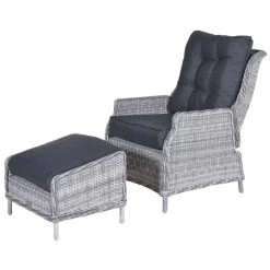 Garden Impressions Santa Rosa Tuinstoel + Voetenbank - L. Grijs 7 Garden Impressions Santa Rosa Tuinstoel + Voetenbank - L. Grijs -Beroemde Tuinmeubel Winkel 1000054028 0102