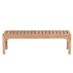 Giga Meubel Tuinbank Teakhout - Naturel - 150cm - Bank Madison
