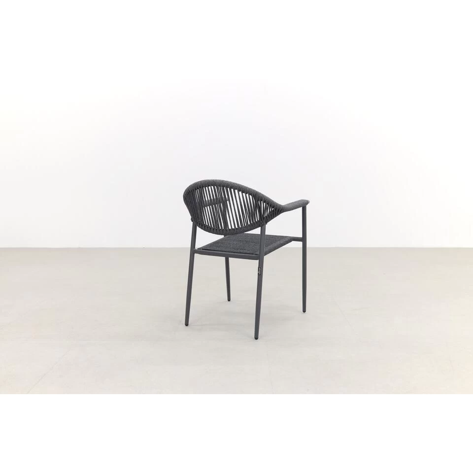 GreenChair Comfort Dining Tuinstoel - Antraciet 6 GreenChair Comfort Dining Tuinstoel - Antraciet - Afbeelding 4