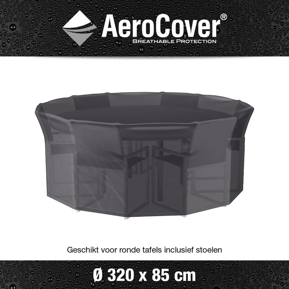 Aerocover Ronde Tuinsethoes - 320x85 Cm 4 Aerocover Ronde Tuinsethoes - 320x85 Cm - Afbeelding 2
