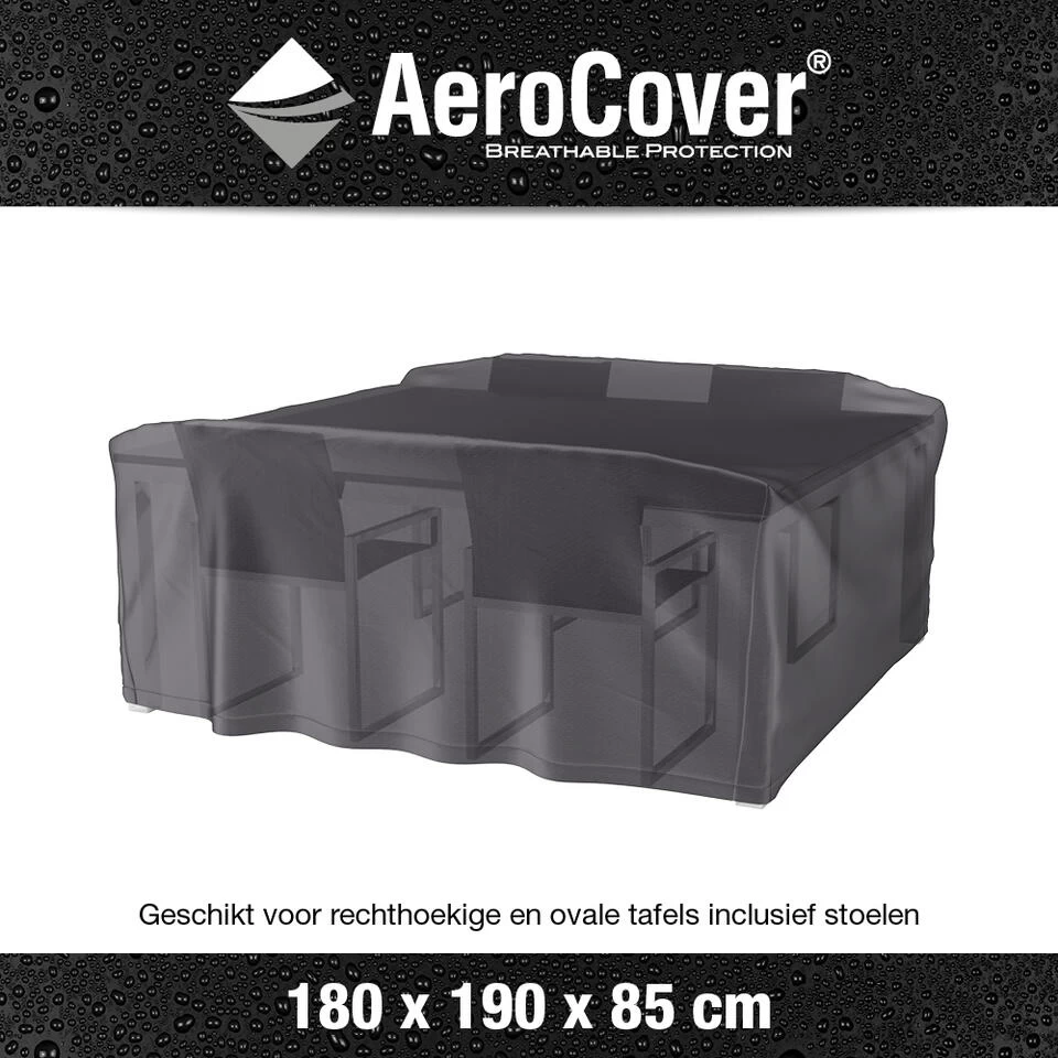 Aerocover Tuinsethoes - 180x190x85 Cm 4 Aerocover Tuinsethoes - 180x190x85 Cm - Afbeelding 2