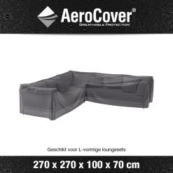Aerocover Loungesethoes L-vorm 270x270 Cm -Beroemde Tuinmeubel Winkel 1000073227 0102