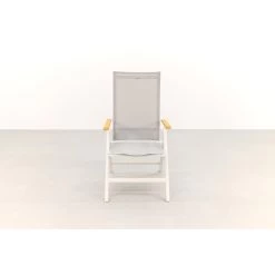 Hartman Napoli Verstelbare Tuinstoel - Teak Armleuning - Wit 8 Hartman Napoli Verstelbare Tuinstoel - Teak Armleuning - Wit -Beroemde Tuinmeubel Winkel 1000074462 0102