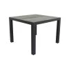 VDG Kings Tuintafel 100x100 Cm. - Antraciet - Houtlook -Beroemde Tuinmeubel Winkel 1000074469