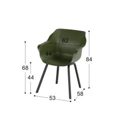 Hartman Sophie Element Dining Armstoel- Moss Groen - 4 St. 9 Hartman Sophie Element Dining Armstoel- Moss Groen - 4 St. -Beroemde Tuinmeubel Winkel 1000074496 0103