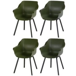 Hartman Sophie Element Dining Armstoel- Moss Groen - 4 St.