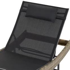 Tectake - Ligbed Delphine- 211 Cm Lang - Natuur -Beroemde Tuinmeubel Winkel 1000077828 0103