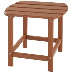 Tectake - Tuinstoel Janis Met Tafel - Houtlook - Bruin -Beroemde Tuinmeubel Winkel 1000078035 0103