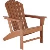 Tectake -tuinstoel Adirondack -Janis - Bruin -Beroemde Tuinmeubel Winkel 1000078043
