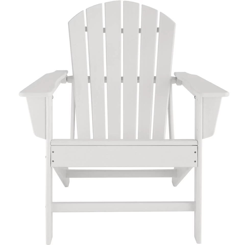 Tectake - Tuinstoel Joan Wit - Tuinstoel In Houtlook 6 Tectake - Tuinstoel Joan Wit - Tuinstoel In Houtlook - Afbeelding 4