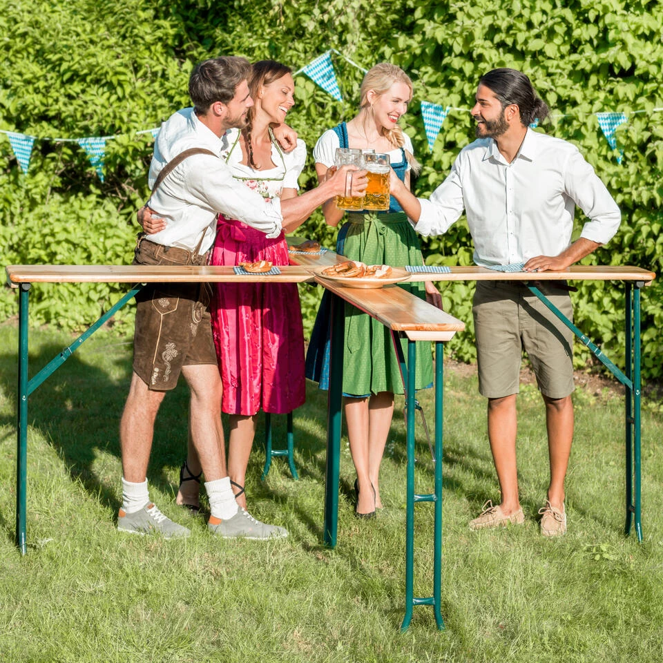 Tectake - Biertafel Hoog "Quatro" 4 Tectake - Biertafel Hoog "Quatro" - Afbeelding 2