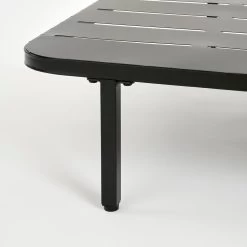 Mica Decorations Celo Hocker - L80 X B80 X H23 Cm - Metaal - Zwart 8 Mica Decorations Celo Hocker - L80 X B80 X H23 Cm - Metaal - Zwart -Beroemde Tuinmeubel Winkel 1000079075 0102