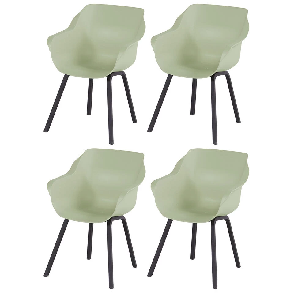 Hartman Sophie Element Dining Armstoel- French Green - 4 St. 3 Hartman Sophie Element Dining Armstoel- French Green - 4 St.
