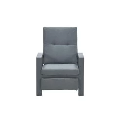 Garden Impressions Marsala Relax Loungestoel - Donker Grijs -Beroemde Tuinmeubel Winkel 1000087057 0103