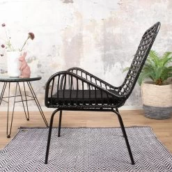 DS4U® Modo Rieten Lounge - Wicker - Zwart -Beroemde Tuinmeubel Winkel 1000088186 0102