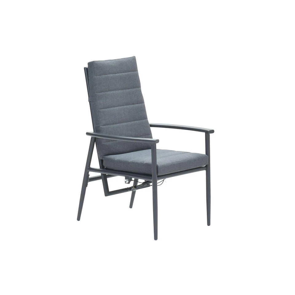 Garden Impressions Jerone Tuinstoel Verstelbaar - Donker Grijs 3 Garden Impressions Jerone Tuinstoel Verstelbaar - Donker Grijs